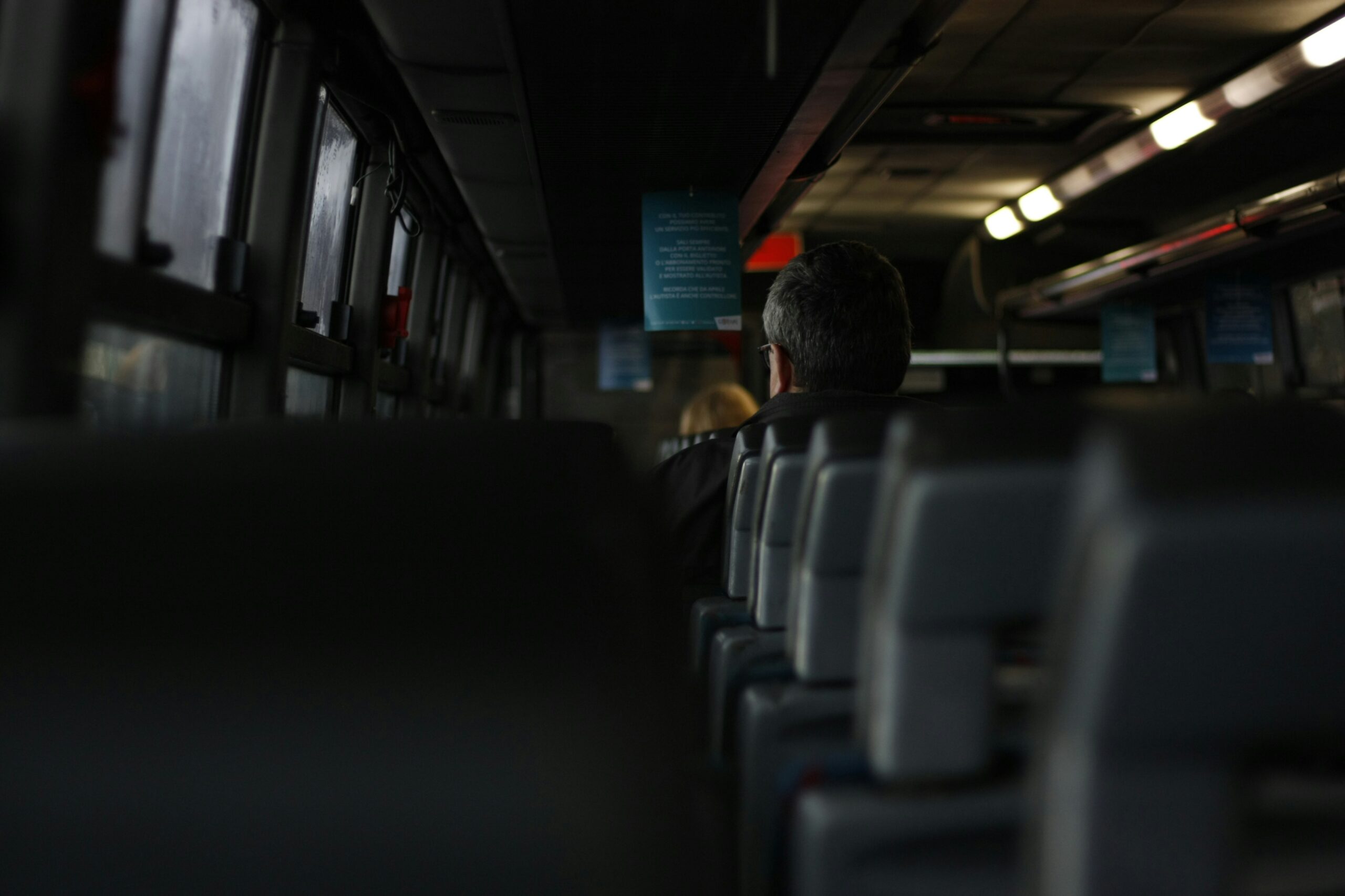 luxury coach bus interior