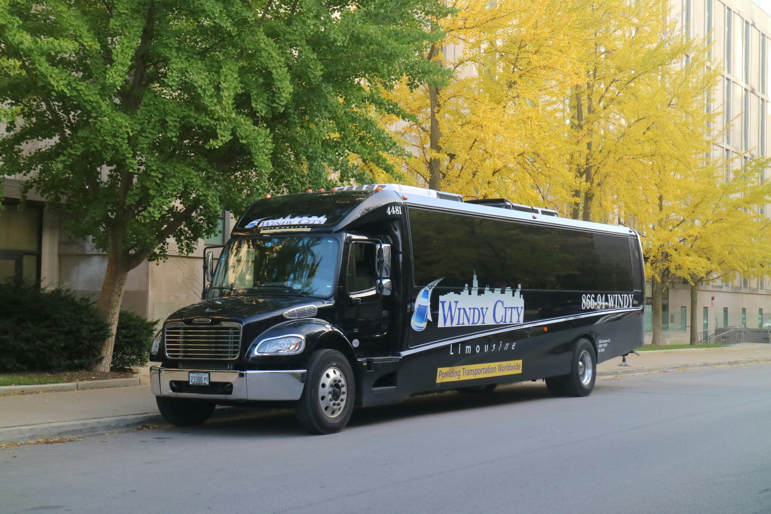 Map showing scenic route taken by luxury first-class bus tours