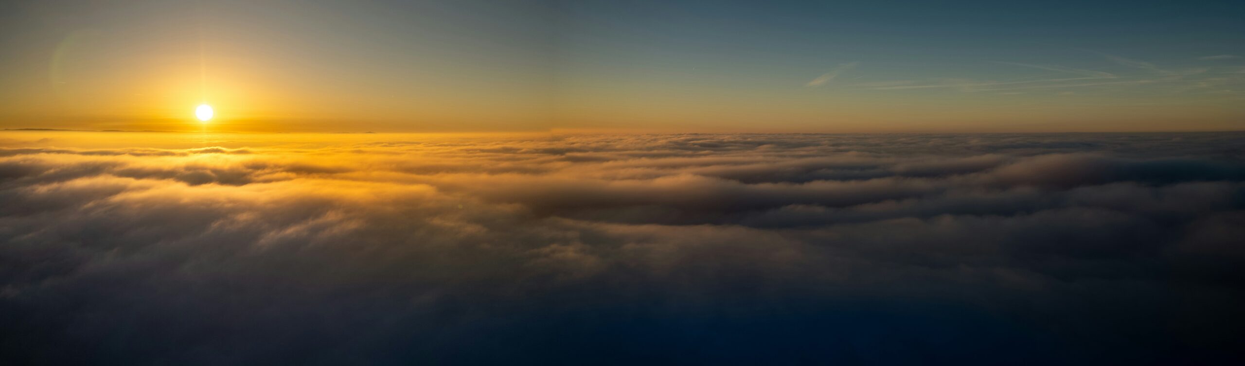 Scenic view of Scottish Highlands during sunset