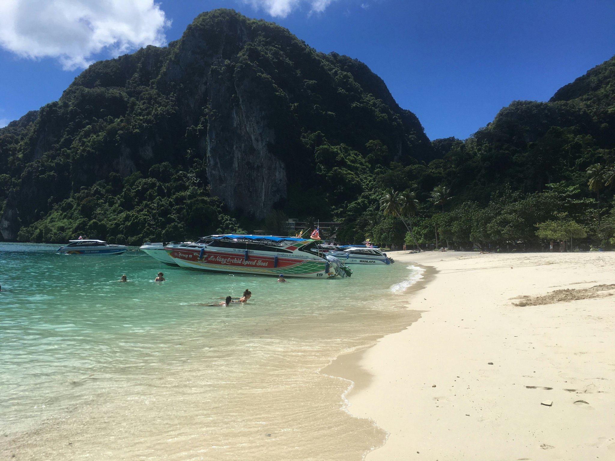 Tourists enjoying sunset viewed from luxury bus window