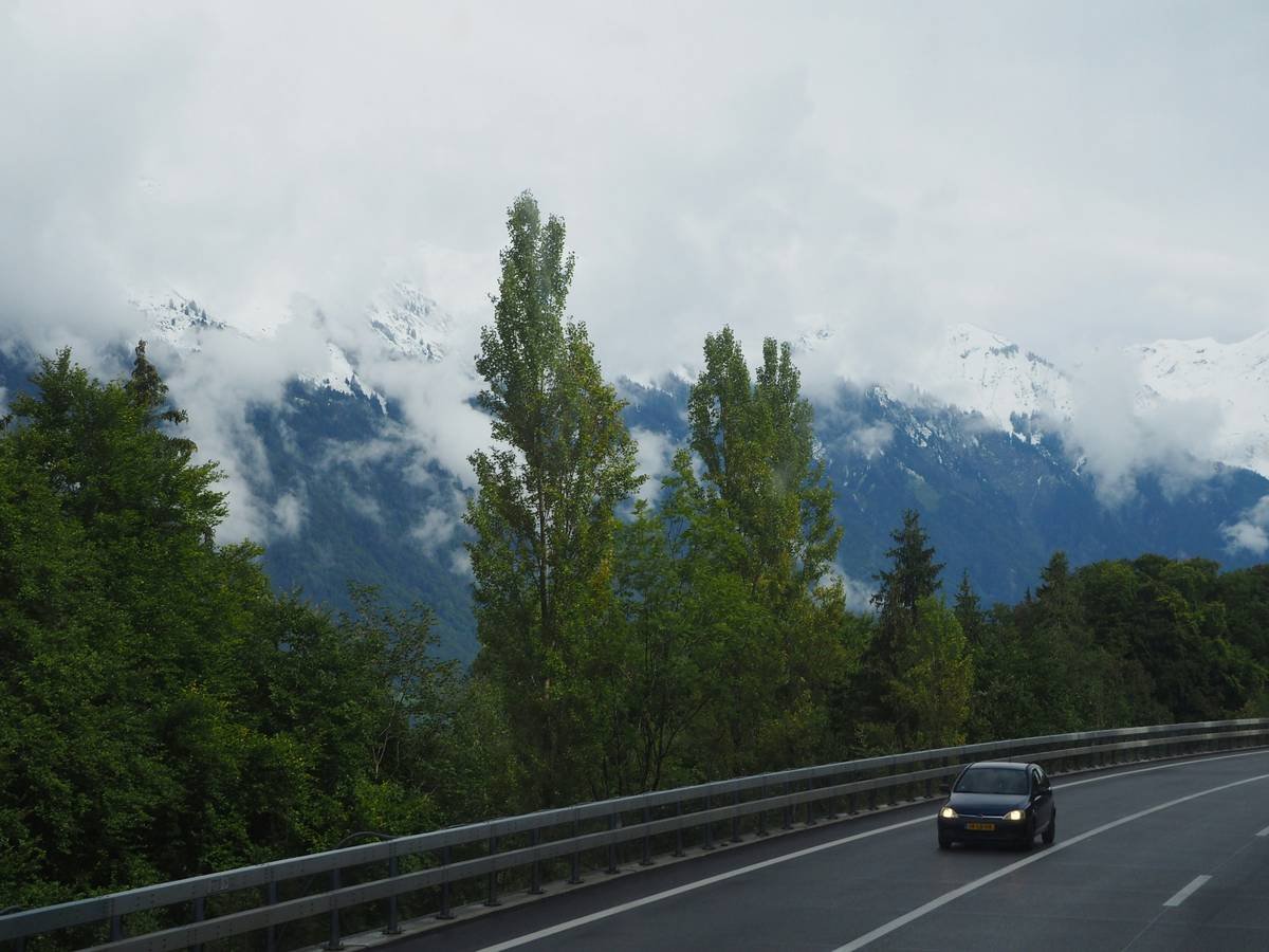 Interior of a luxurious bus featuring plush seating and modern design