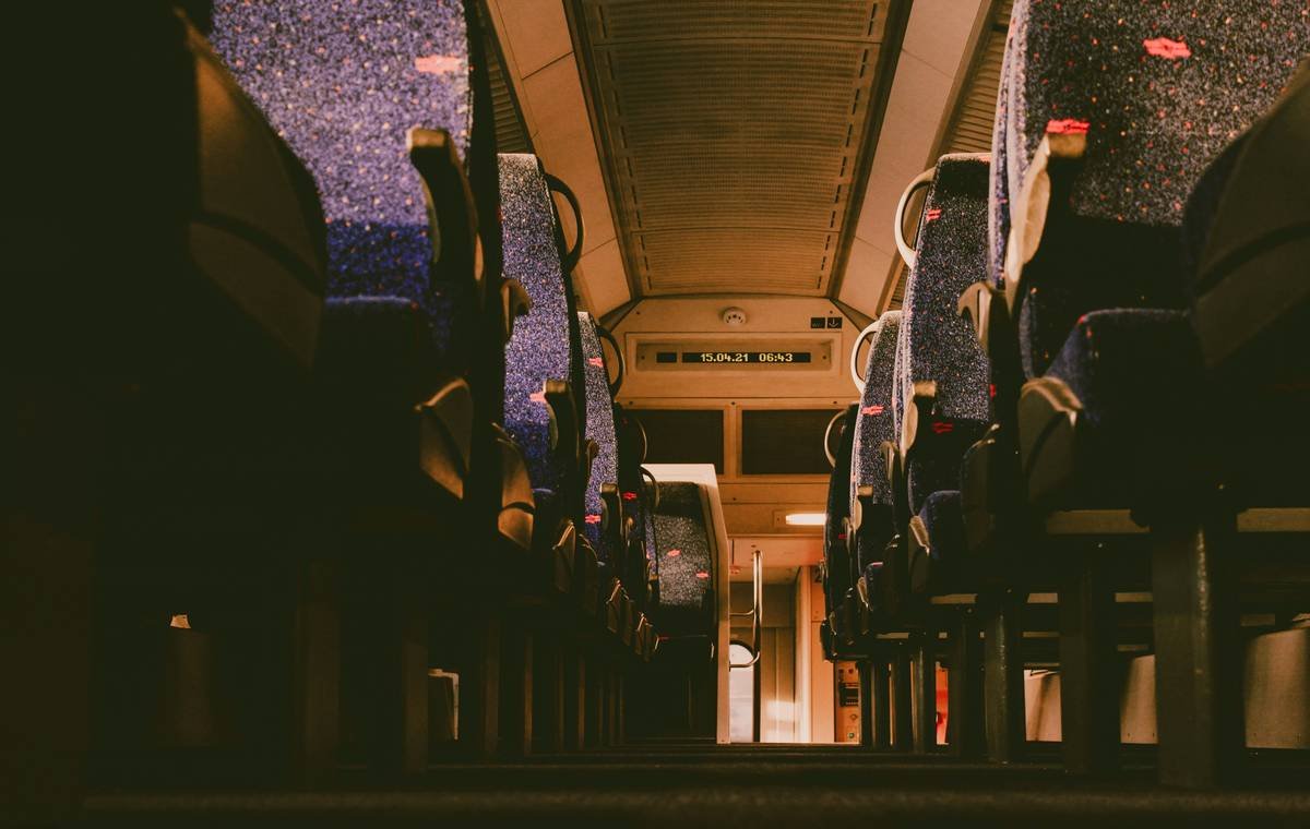 people sitting on train seats