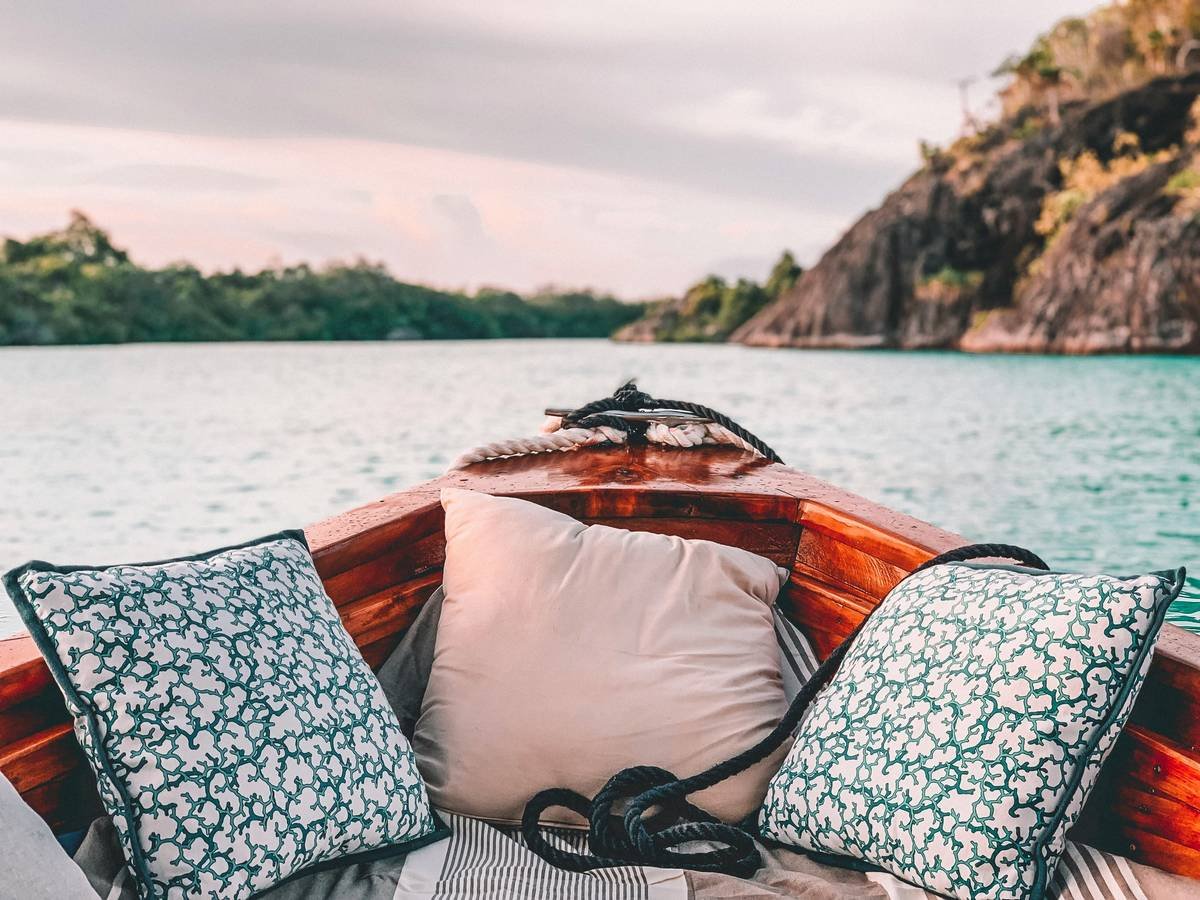 Sunset boat ride at Bawah Island Resort