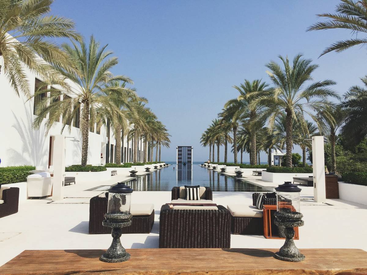 The Chedi Muscat Long Pool, Taken 2016 by Sophie Lavabre Barrow, @sophie_mlb